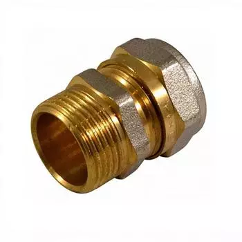 Муфта СТМ, обжимная, 20 мм x 3/4", наружная