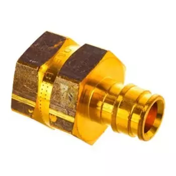 Муфта Uponor 1023009, PEX, d=16 мм х 1/2", внутренняя резьба, латунь