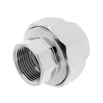Муфта Valtec, 3/4", разъемная, хром