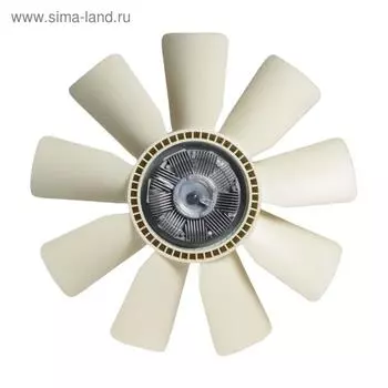 Муфта вязкостная для автомобилей КАМАЗ 54115 в сборе с крыльчаткой GAZ 020005181, LUZAR LVC 0766