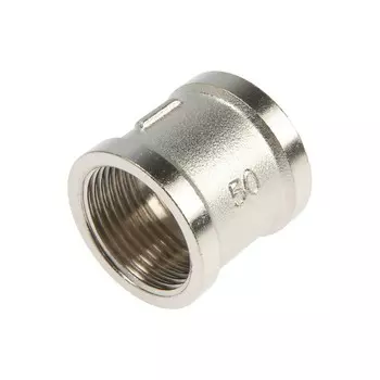 Муфта ZEIN, 3/4", внутренняя резьба, никелированная латунь