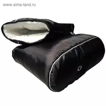 Муфты на руль мотоцикла, искусственный мех, М-023