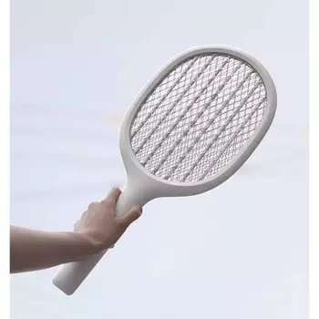 Мухобойка электрическая Xiaomi SOLOVE Electric Mosquito Swatter P1 Grey, АКБ, серый