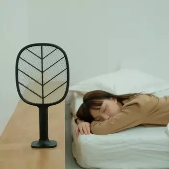 Мухобойка электрическая Xiaomi SOLOVE Electric Mosquito Swatter P2+ Black, АКБ, чёрный