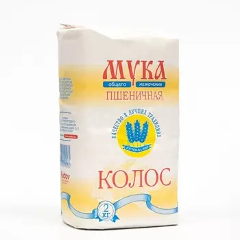Мука "Колос" С.Пудовъ, 2 кг