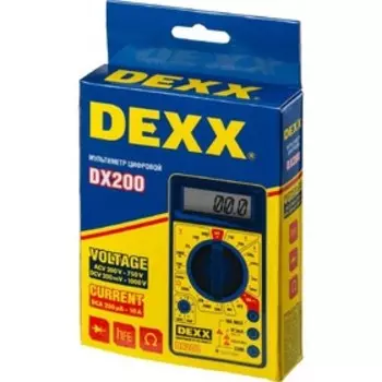 Мультиметр DEXX DX200 (45300), цифровой