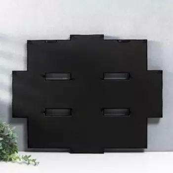 Мультирамка "LOVE" коллаж на 8 фото 10х15 см, чёрный с золотым