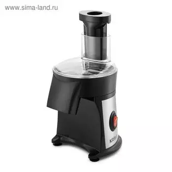 Мультирезка Kitfort KT-1393, 350 Вт, 3 насадки, 820 об/мин, серебристо-чёрная