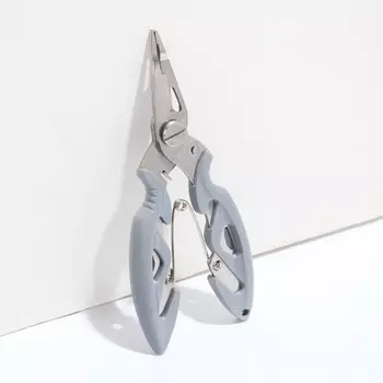 Мультитул 3в1 рыболовный, серый 12 см