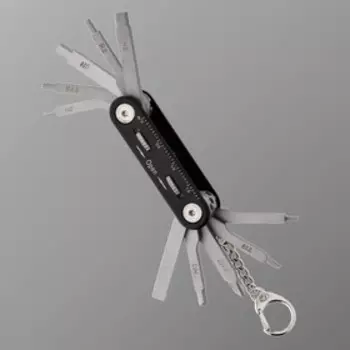 Мультитул 11 в1: отвёртки, ключи, линейка, черный