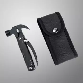 Мультитул с плоскогубцами и молотком, черные