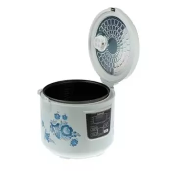 Мультиварка "Добрыня" DO-1003, 1000 Вт, 4 л, 11 программ, антипригар. покрытие, бело-голубая