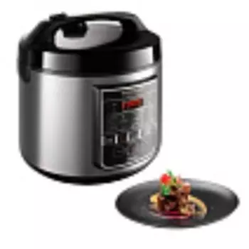 Мультиварка REDMOND RMC-M398, 860 Вт, 5 л, 16 программ, антипригарное покрытие, чёрная