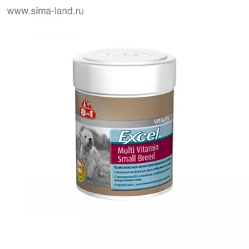 Мультивитамины 8in1 Excel для взрослых собак мелких пород, 70 таб.