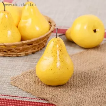 Муляж «Груша», 118 см, жёлтый