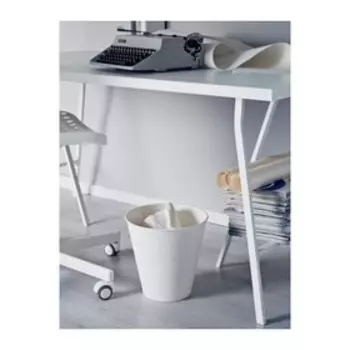 Мусорное ведро ФНИСС, 10 л, цвет белый