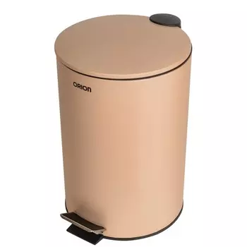 Мусорное ведро с педалью ORION 410122, 12 л, цвет бежевый матовый