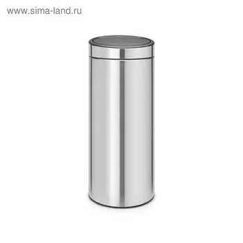 Мусорное ведро Brabantia Touch Bin New, цвет стальной матовый, 30 л