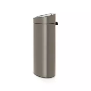 Мусорное ведро Brabantia Touch Bin New, цвет платиновый, 40 л
