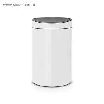Мусорное ведро Brabantia Touch Bin New, цвет белый, 40 л