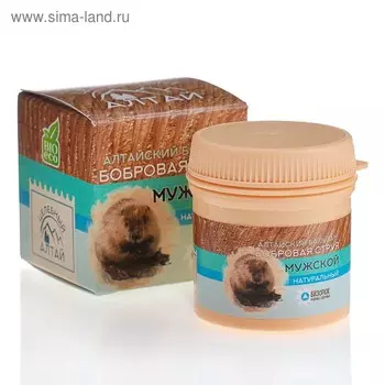 Мужской бальзам «Бобровая струя», Целебный Алтай, 50 мл