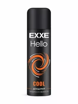 Мужской дезодорант-аэрозоль EXXE Hello COOL, 150 мл