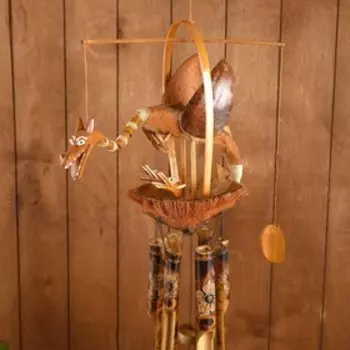 Музыка ветра "Дракоши" бамбук 40х15х100 см