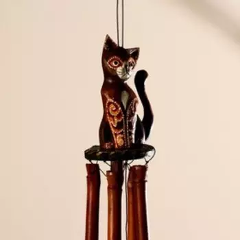 Музыка ветра «Кошечка», 4488 см, бамбук