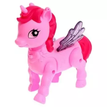 Музыкальная игрушка «Чудо мороженое: Единорог», ходит, звук, свет, с аксессуарами, уценка