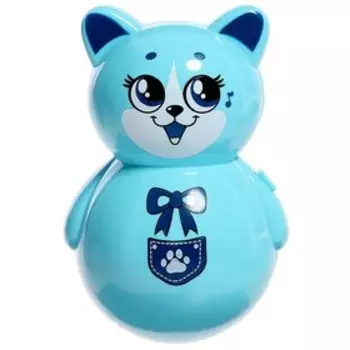 Музыкальная неваляшка «Весёлый малыш», цвет голубой