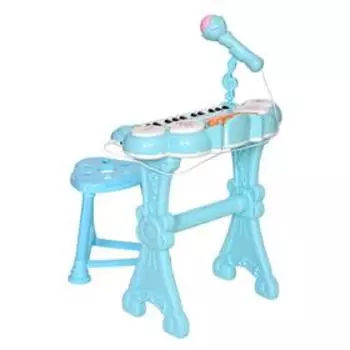 Музыкальный детский центр «Пианино», голубой