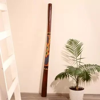 Сувенирный музыкальный инструмент "Диджериду" 130х9х9 см