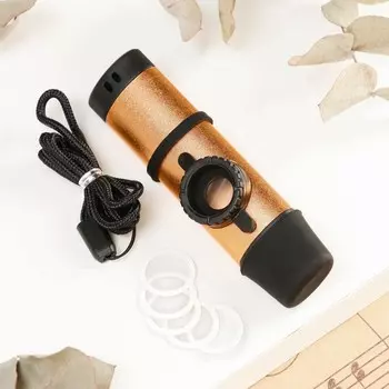 Казу музыкальный инструмент Music Life, золотистый