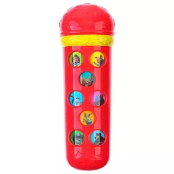 Музыкальный микрофон «Маша и Медведь», звук, красный