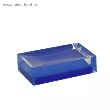 Мыльница Colours, цвет синий