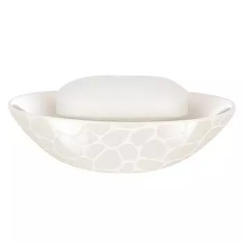 Мыльница DARWIN PEBBLE (керам./бел)