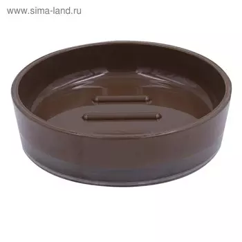 Мыльница Disco, цвет коричневый