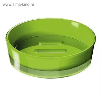 Мыльница Disco, цвет зеленый