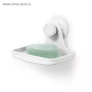 Мыльница для душа настенная Flex, белая