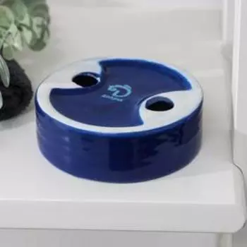 Мыльница Доляна «Модерн», цвет синий