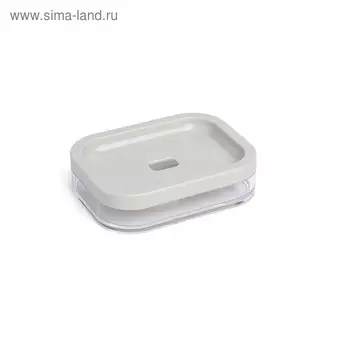 Мыльница Klar, пластик, цвет бежевый
