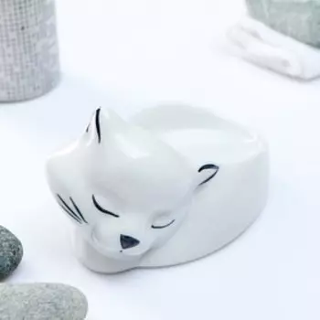 Мыльница «Кошка», 9148 см, фарфор