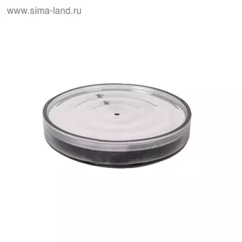 Мыльница Lima XL, цвет прозрачно-чёрный