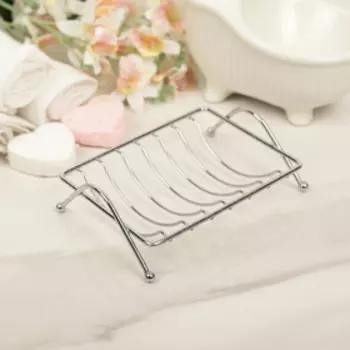 Мыльница на ножках Доляна, 12×8×3 см