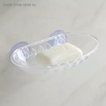 Мыльница на присосках Bath Collection, пластик, 15.59.53 см, МИКС
