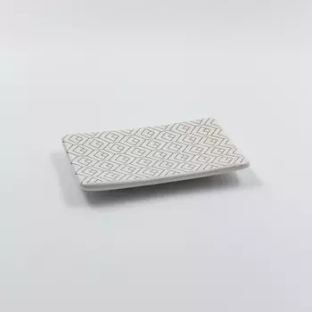 Мыльница настольная Joy Home, керамика, золотой узор