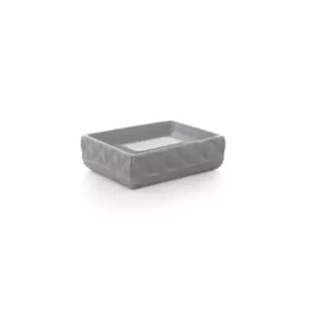 Мыльница Nero, керамика, цвет серый