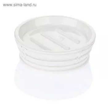 Мыльница Palm, цвет белый