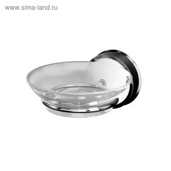 Мыльница прозрачная, 10,5 см