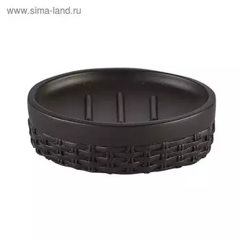 Мыльница Rattan, цвет коричневый